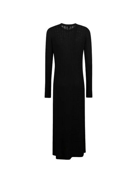 TOTEME cable-knit maxi dress - Black
