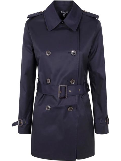 Lauren Ralph Lauren double-breasted trench coat - Blue - zdjęcie produktu nr 1