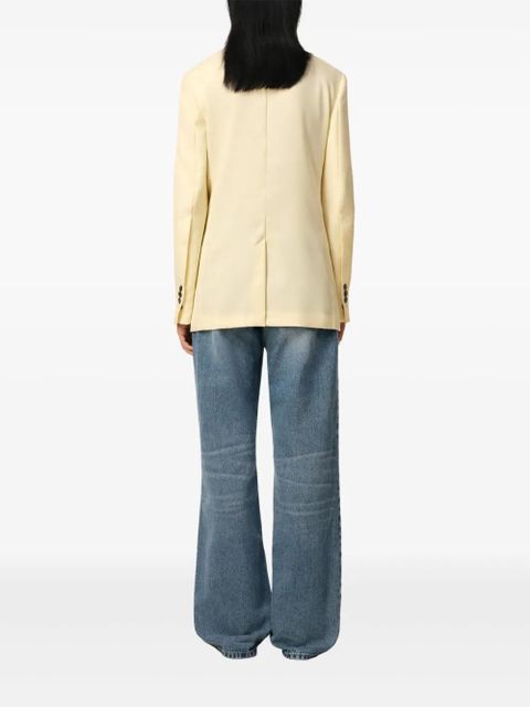 AMI Paris semi-lined blazer - Neutrals