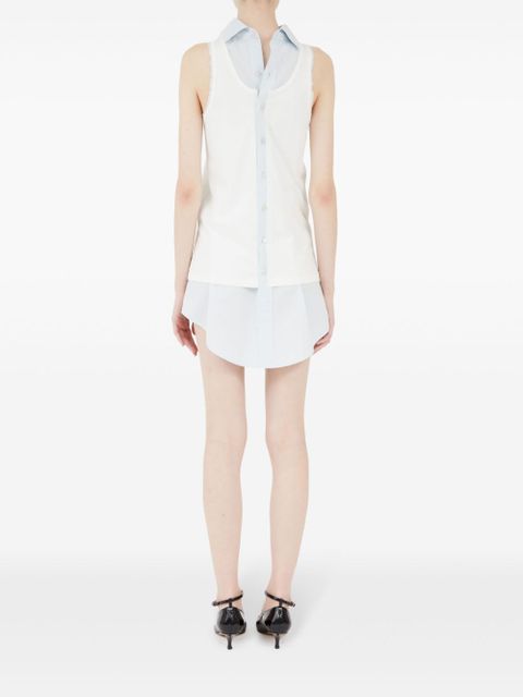 Maison Margiela cotton tank top - White
