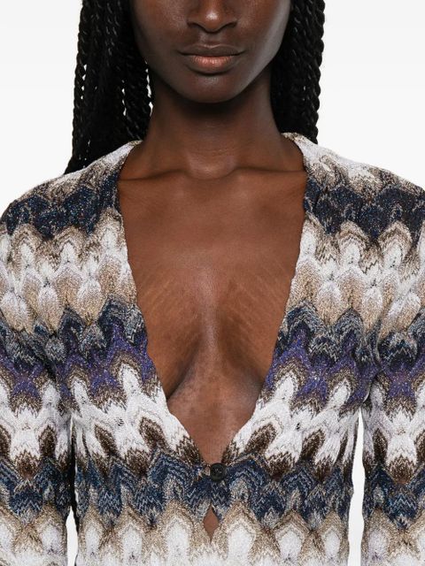 Missoni zigzag cardigan - White