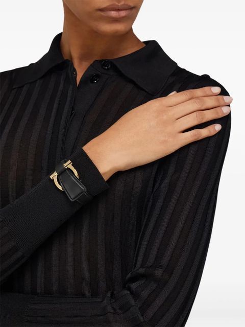 Ferragamo Gancini bracelet - Black - zdjęcie produktu nr 2