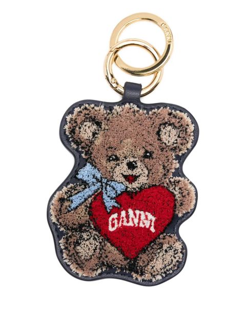 GANNI teddy bear keyring - Brown - zdjęcie produktu nr 1