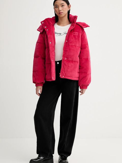 Tommy Jeans longsleeve bawełniany kolor biały DW0DW21844