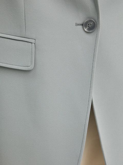 BOSS Orange marynarka kolor szary jednorzędowa gładka 50545586