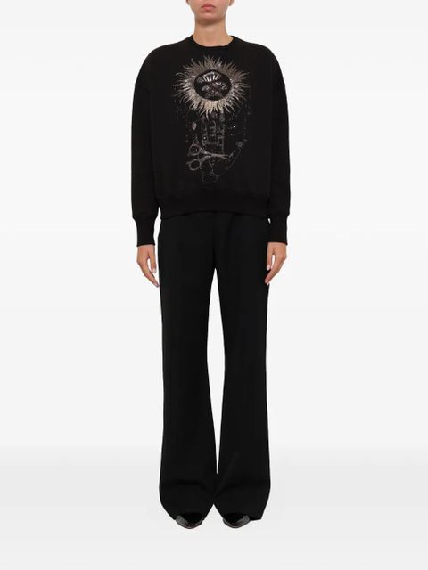 Alexander McQueen embroidered sweatshirt - Black