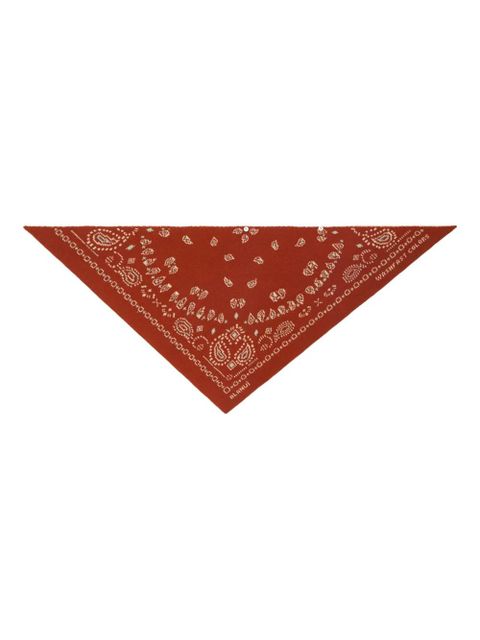 Alanui bandana jacquard sweater - Brown