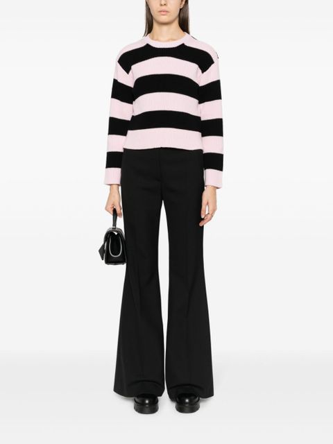 Valentino Garavani striped virgin wool jumper - Black - zdjęcie produktu nr 2