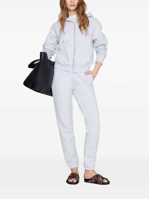 ANINE BING Stephen logo-detail track pants - Grey