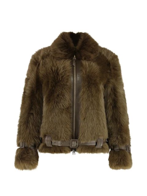 TOM FORD shearling jacket - Brown - zdjęcie produktu nr 1