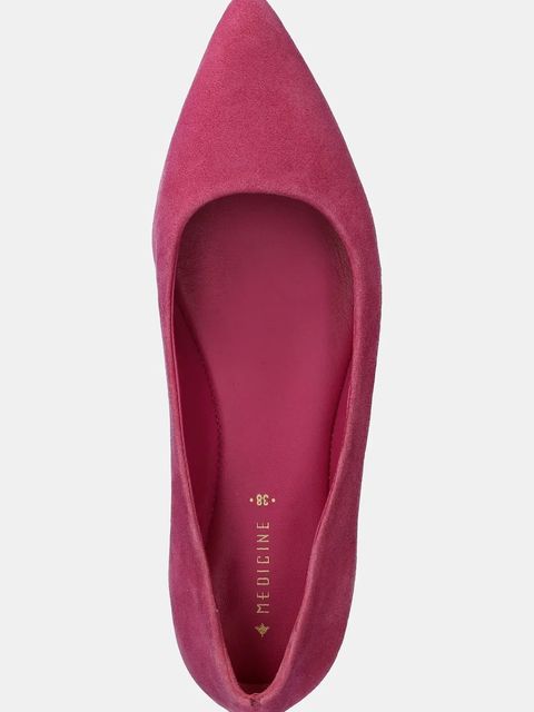 Medicine baleriny zamszowe