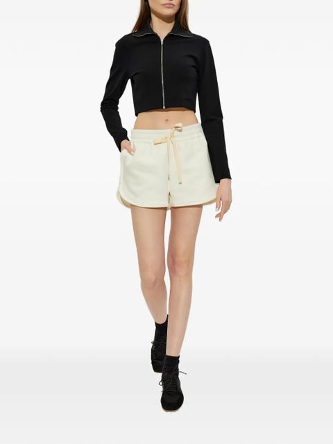 Jil Sander drawstring embroidered shorts - Neutrals - zdjęcie produktu nr 2