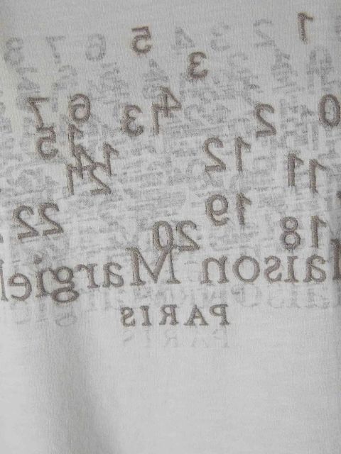 Maison Margiela long-sleeve graphic T-shirt - Grey