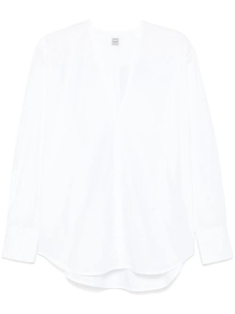TOTEME V-neck blouse - White - zdjęcie produktu nr 1