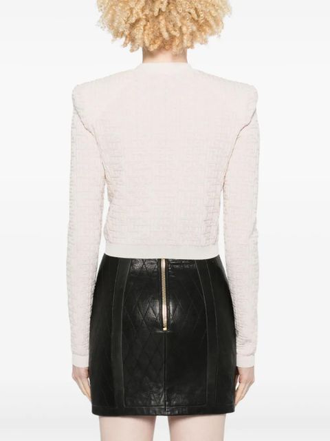 Balmain PB Labyrinth cardigan - Pink