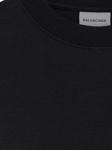 Balenciaga cropped T-shirt - Black