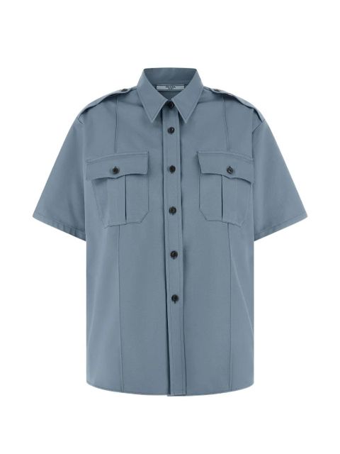 Prada buttoned flap-pocket shirt - Blue - zdjęcie produktu nr 1