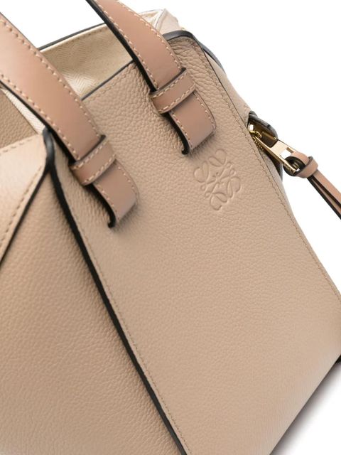 LOEWE Hammock grained shoulder bag - Neutrals