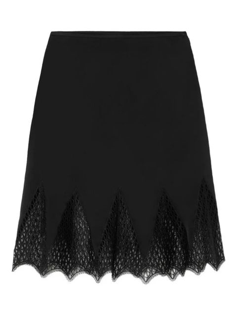 Versace lace-trim midi skirt - Black - zdjęcie produktu nr 1
