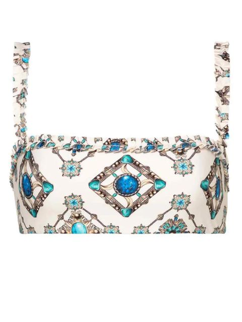 Agua By Agua Bendita Olmo Platero bikini top - White - zdjęcie produktu nr 1