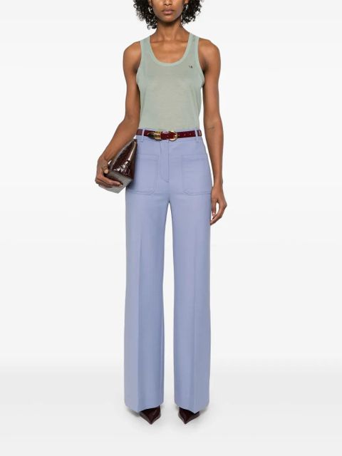 Victoria Beckham Alina trousers - Blue - zdjęcie produktu nr 2