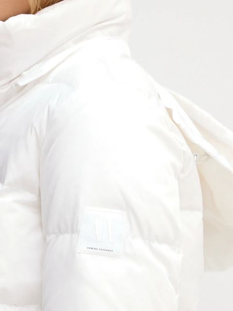 Armani Exchange kurtka puchowa kolor biały przejściowa XW000228 AF12286