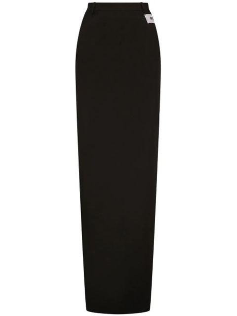 Dolce & Gabbana KIM DOLCE&GABBANA side-zip maxi skirt - Black - zdjęcie produktu nr 1