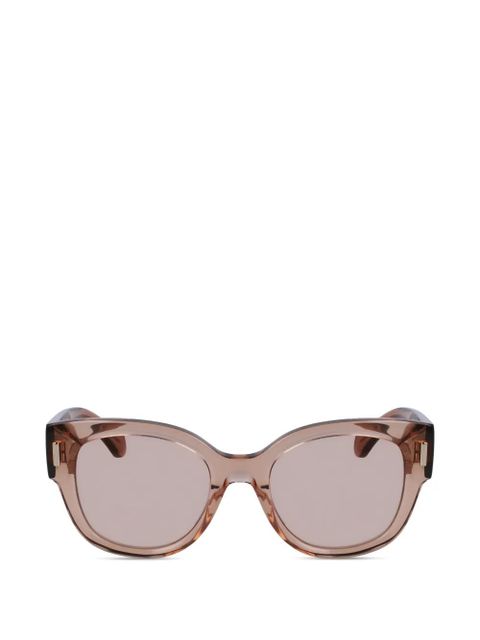 Ferragamo round-frame sunglasses - Brown - zdjęcie produktu nr 1
