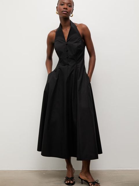 Answear.LAB sukienka rozkloszowana bawełniana - zdjęcie produktu nr 1