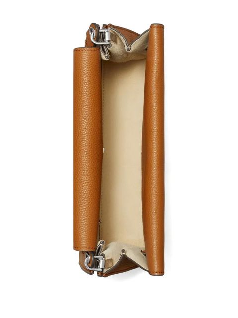 Tory Burch Lee Radziwill buckle-fastening shoulder bag - Brown