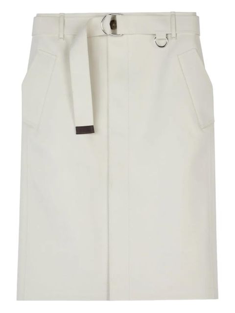 Tod's belted midi skirt - White - zdjęcie produktu nr 1