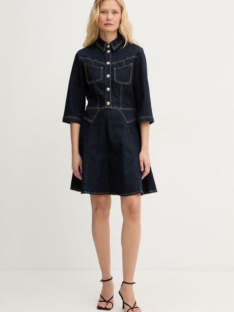 Morgan sukienka rozkloszowana jeansowa - zdjęcie produktu nr 2