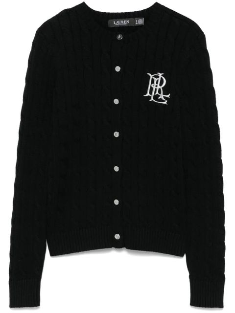 Lauren Ralph Lauren logo-embroidered cardigan - Black - zdjęcie produktu nr 1