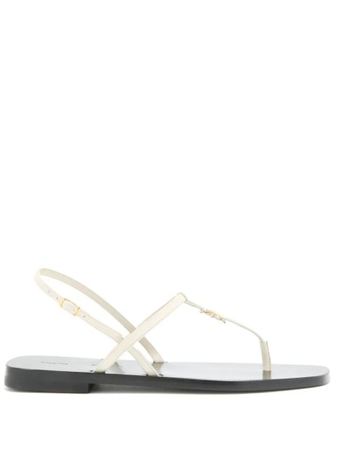 Proenza Schouler cross-strap flat sandals - White - zdjęcie produktu nr 1