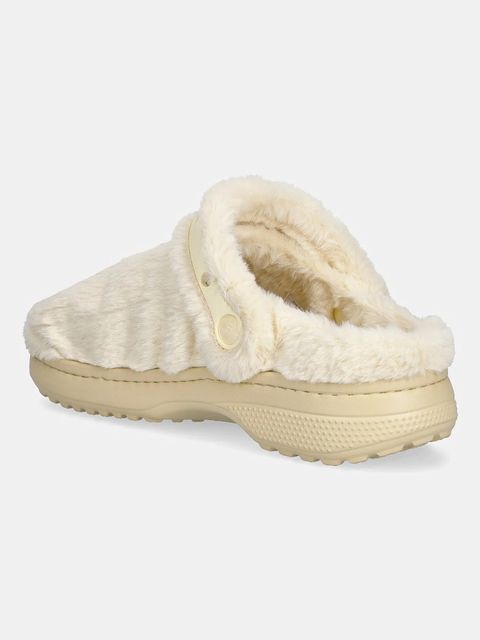 Crocs kapcie Classic Unfurgettable Clog kolor beżowy 211116