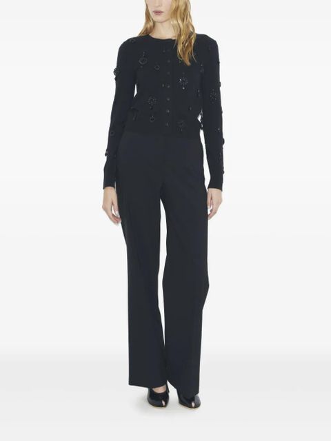 Tory Burch embellished cardigan - Black