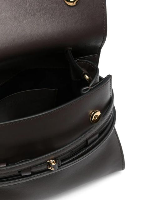 Moschino small Tie Me tote bag - Brown