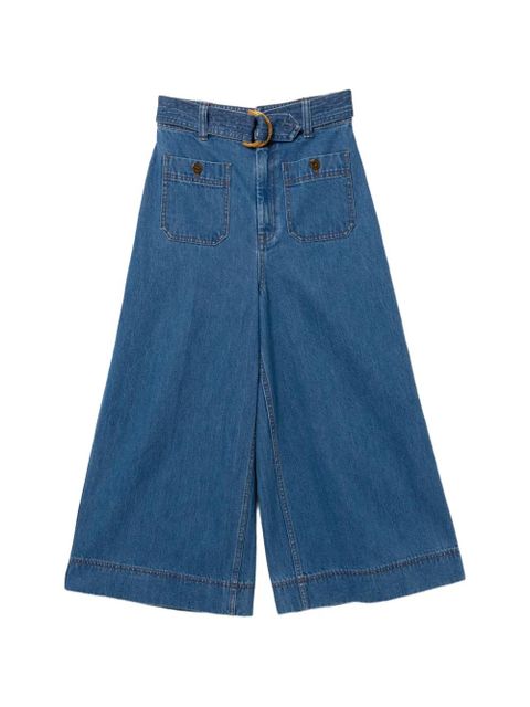ZIMMERMANN Culottes jeans - Blue - zdjęcie produktu nr 1
