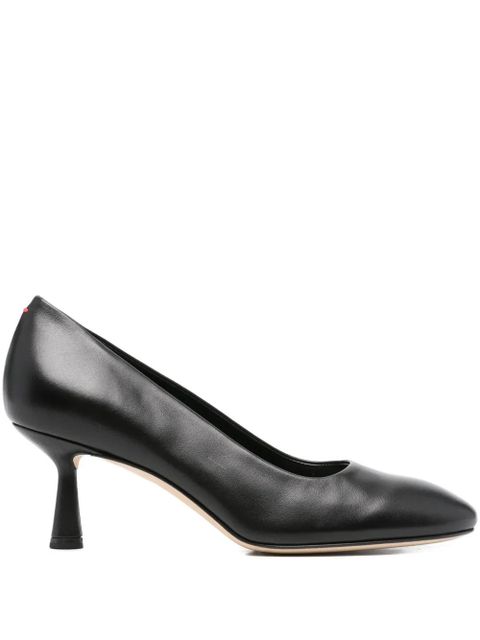 Aeyde 65mm Giotta round-toe calf leather pumps - Black - zdjęcie produktu nr 1