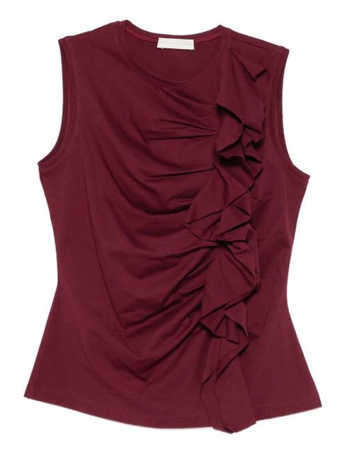 Ulla Johnson Clio ruffled tank top - Red - zdjęcie produktu nr 1