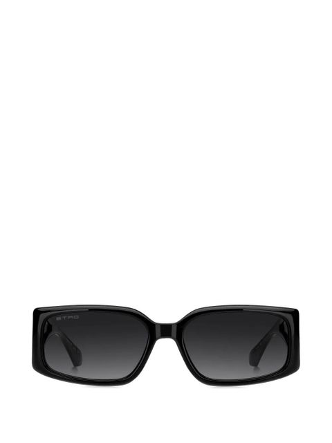 ETRO logo rectangle sunglasses - Black - zdjęcie produktu nr 1