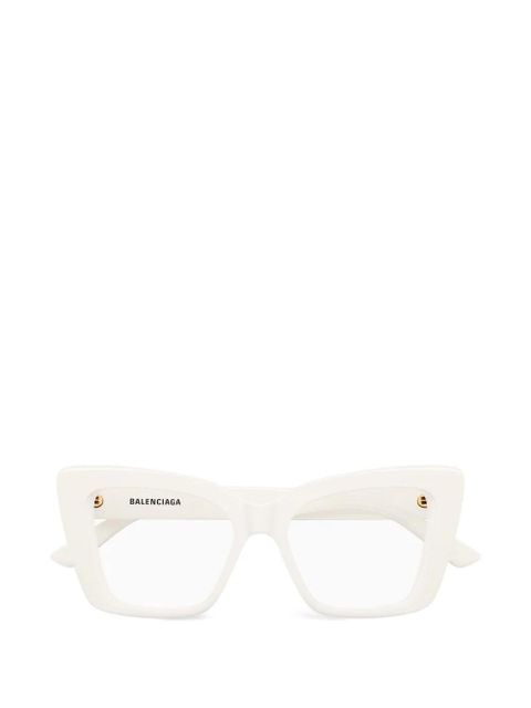 Balenciaga Eyewear cat-eye glasses - White - zdjęcie produktu nr 1