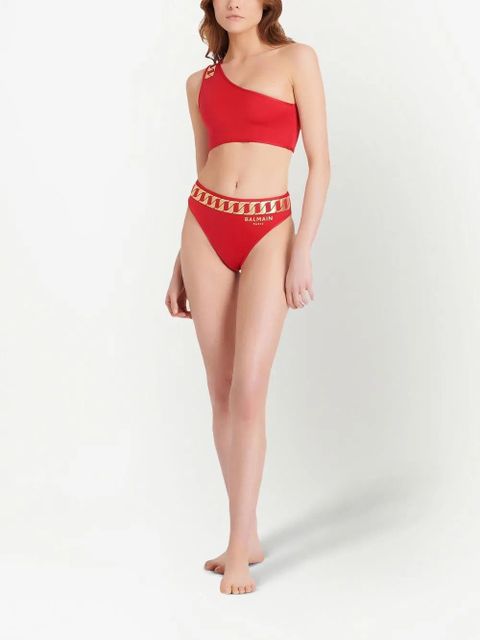 Balmain chain link print bikini set - Red - zdjęcie produktu nr 2
