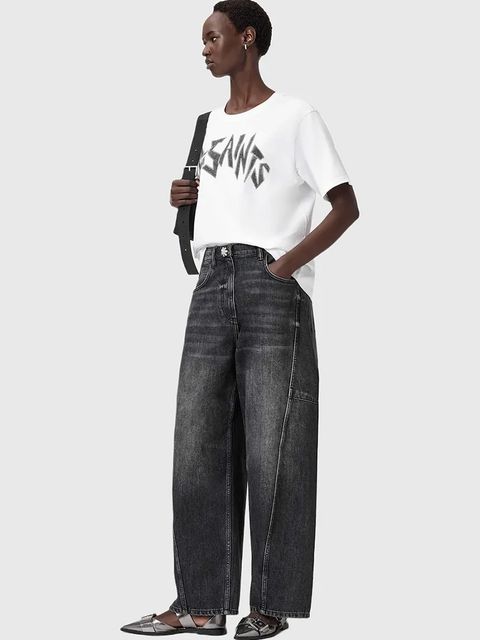 AllSaints t-shirt bawełniany damski kolor biały W145JD