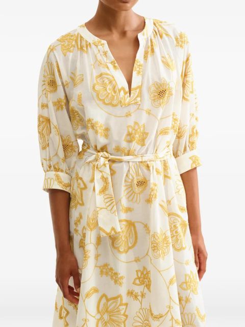 ERES floral-print dress - White