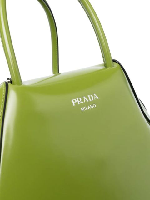 Prada small Supernova leather tote bag - Green