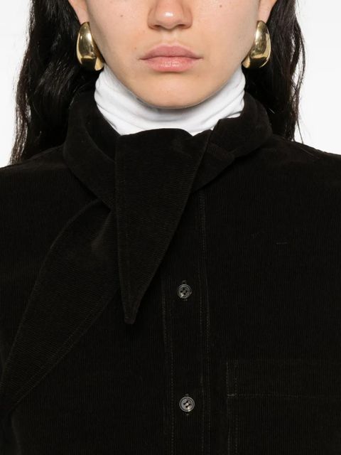 Ferragamo corduroy shirt - Brown - zdjęcie produktu nr 2