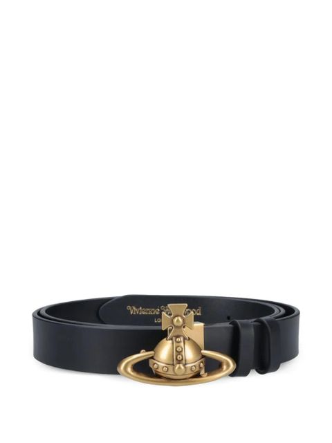 Vivienne Westwood orb-buckle belt - Black - zdjęcie produktu nr 1