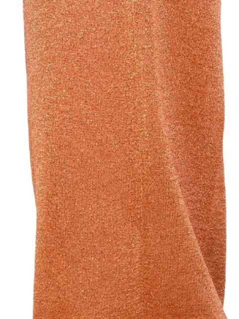 Miu Miu metallic trousers - Orange