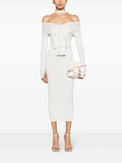 Jacquemus La robe Doble midi dress - Neutrals - zdjęcie produktu nr 2